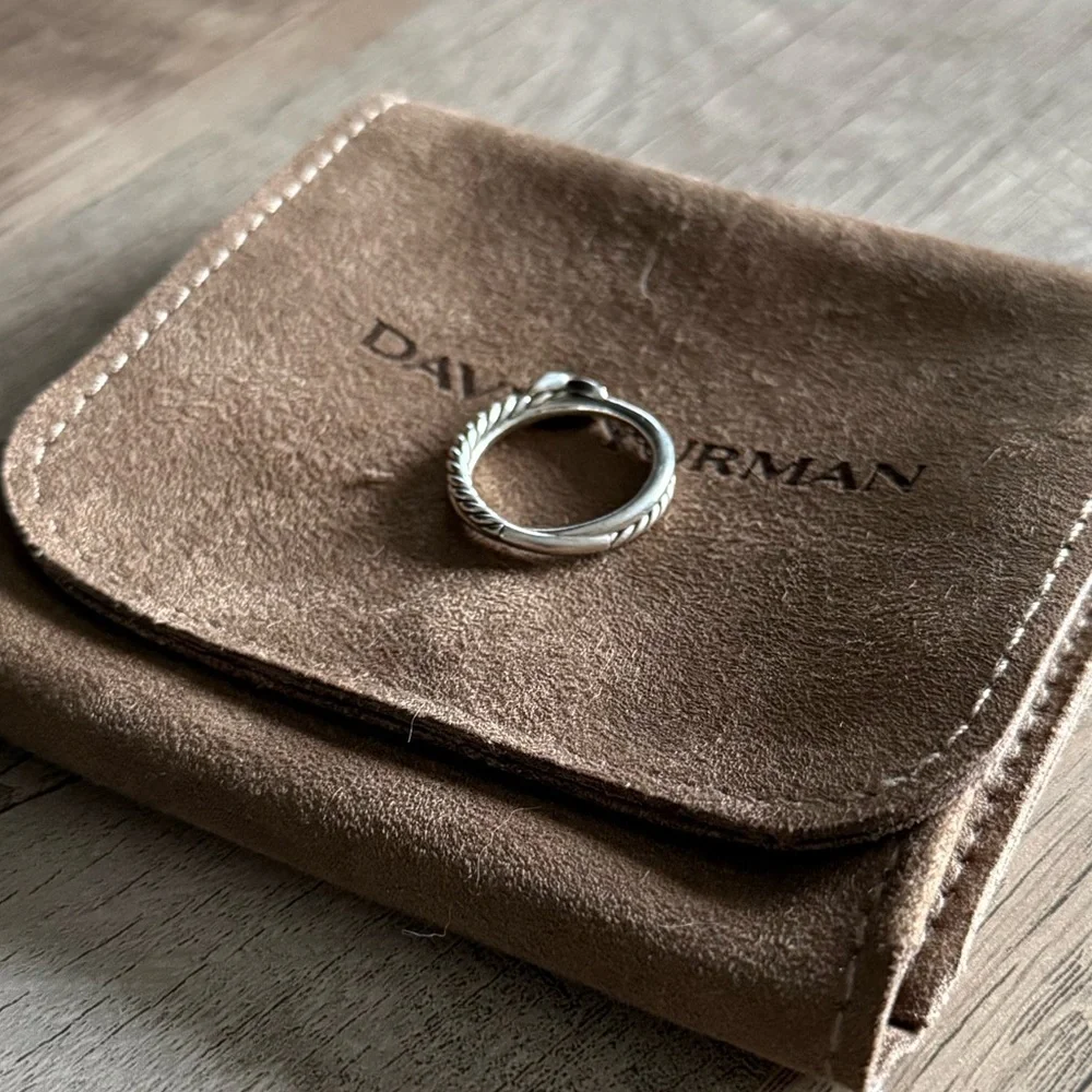 David Yurman Petite X Diamond Ring - Picture 2 of 4